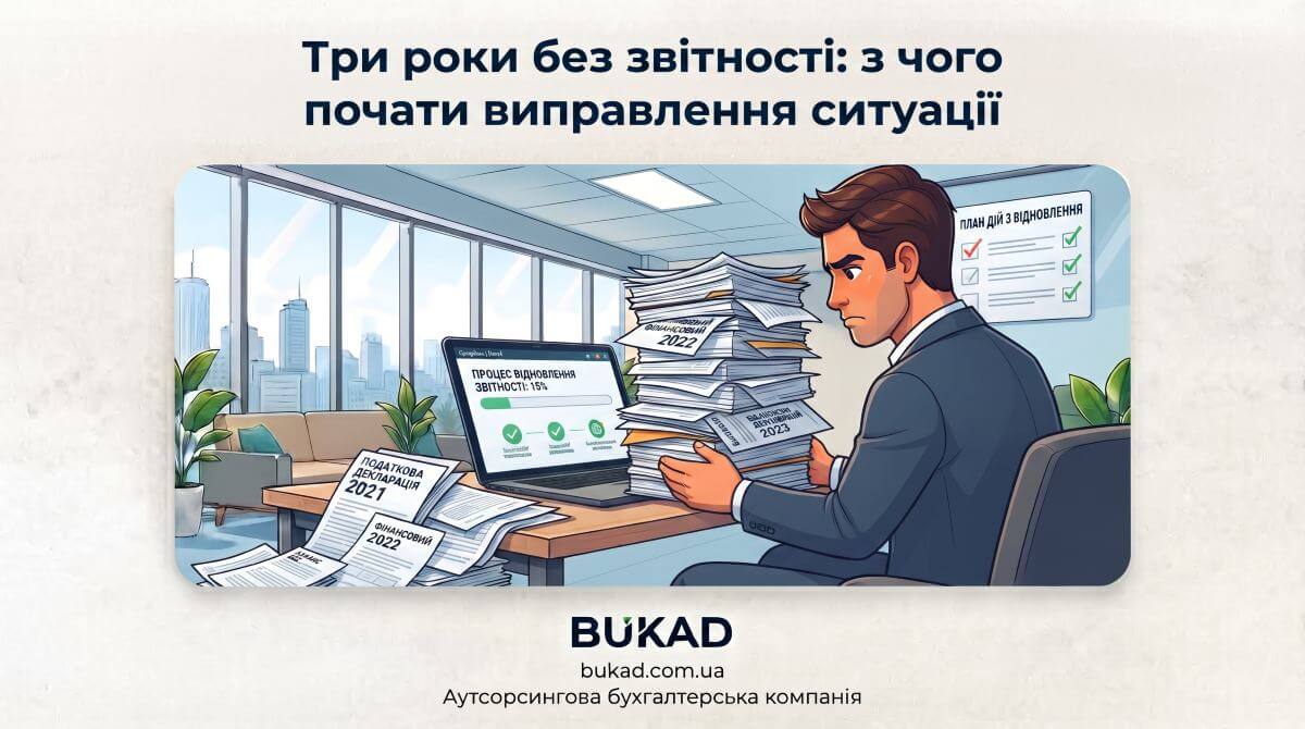 Три роки без звітності. З чого почати виправлення ситуації?